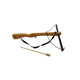 Arbalète Templier avec Flèches bouchons , arme en bois